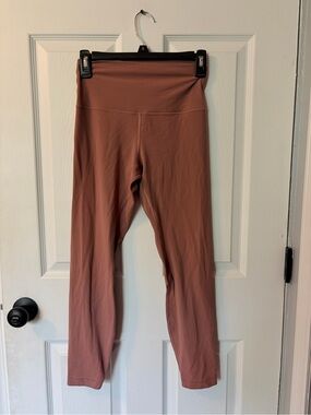 EUC Lululemon Align High-Rise Leggings Size 6 Dusty Rose